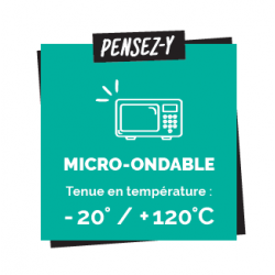 BOITE CHARNIERE MICRO-ONDABLE(PP) 1000ml ( x50 )