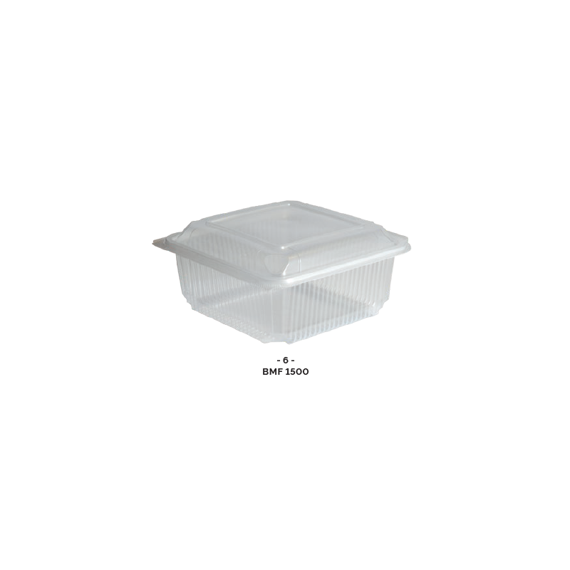 BOITE CHARNIERE MICRO-ONDABLE(PP) 1500ml ( x50 )