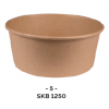 Pot carton kraft PP 1250ml ( x50 )