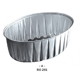 Ramequin ALUMINIUM forme ovale 260ml ( x100 )