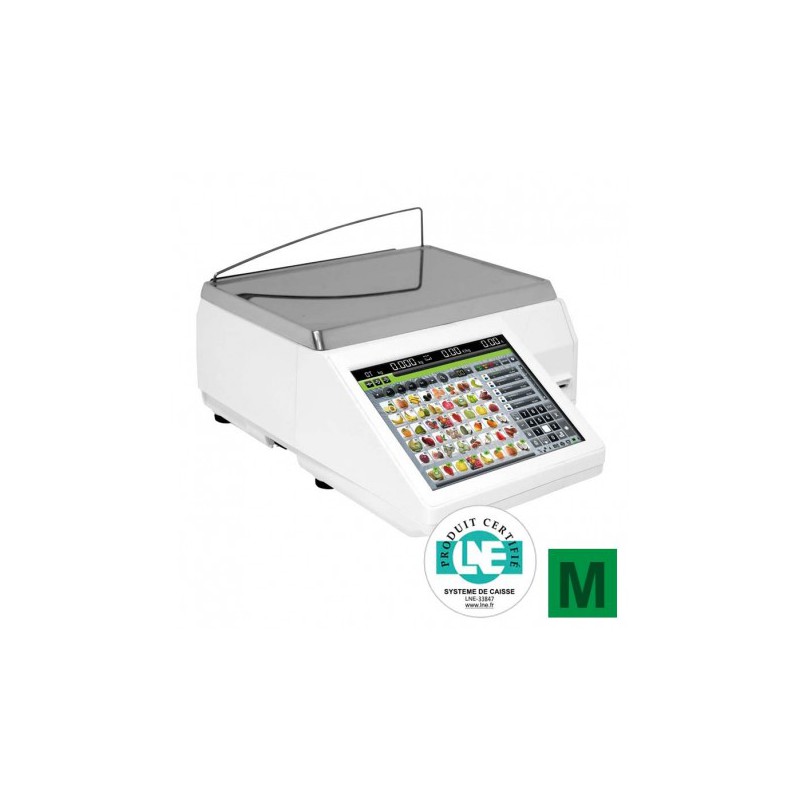 Balance compacte tactile Exa K-Scale 10RL imprimante à tickets ou étiquettes