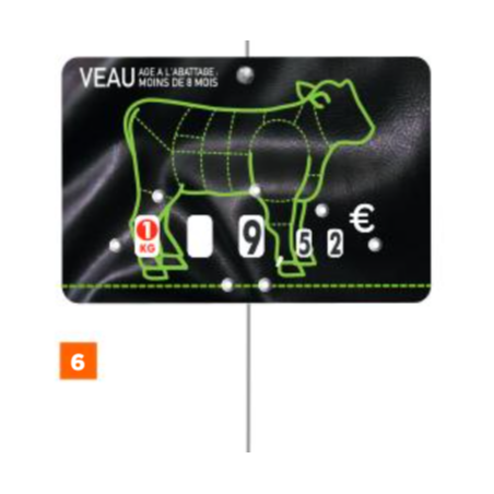 Étiquette Boucherie « Presto » ( x10 )