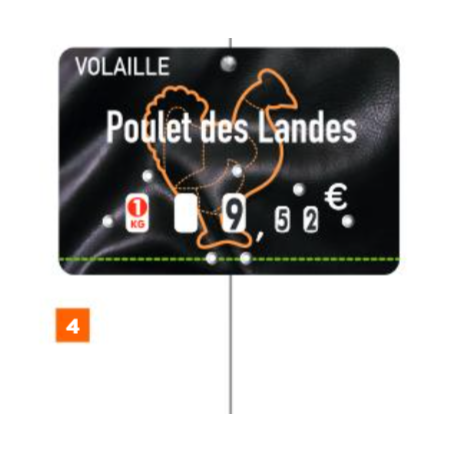 Étiquette Boucherie « Presto » ( x10 )