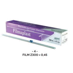 FILM ETIRABLE 45CM BOITE DISTRI. CARTON 300x0.45 AVEC ZIP