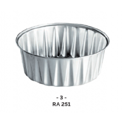 Ramequin ALUMINIUM forme ronde Ø100 251ml ( x100 )