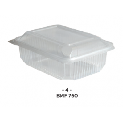 BOITE CHARNIERE MICRO-ONDABLE(PP) 750ml ( x50 )