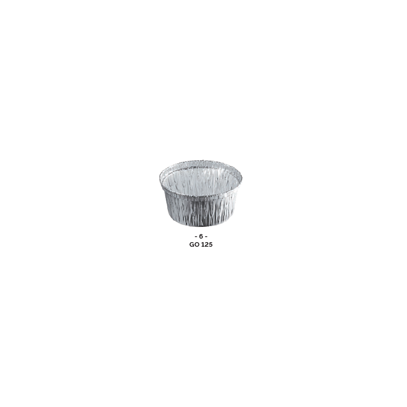 Godet ALUMINIUM forme ronde Ø85 150ml ( x100 )