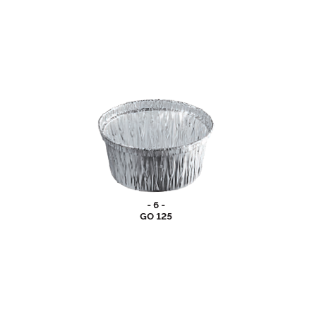 Godet ALUMINIUM forme ronde Ø85 150ml ( x100 )