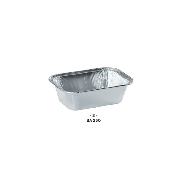 Barquette ALUMINIUM BA250 225ml ( x100 )