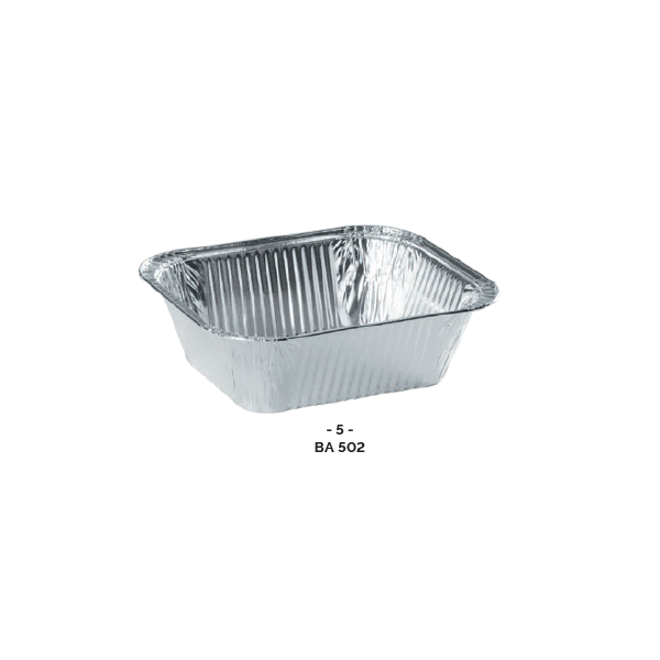 Barquette ALUMINIUM BA502 490ml ( x100 )