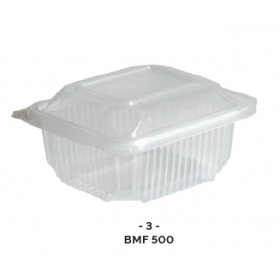 BOITE CHARNIERE MICRO-ONDABLE(PP) 500ml ( x50 )