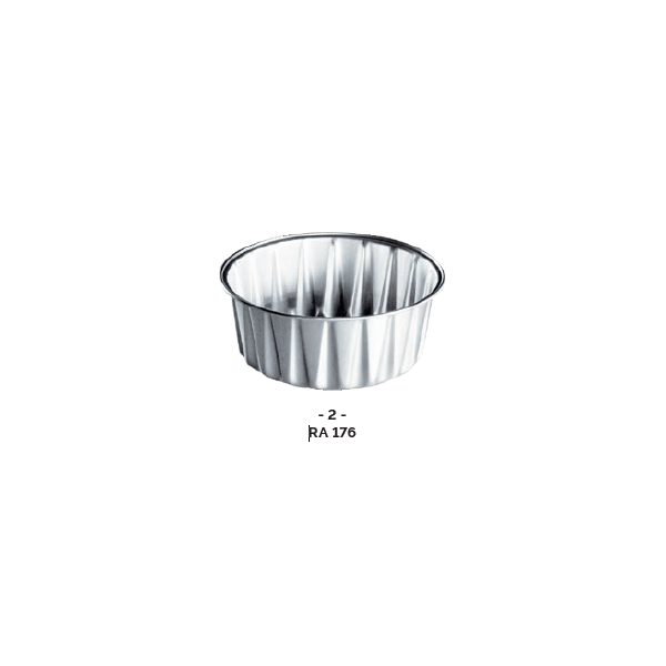 Ramequin ALUMINIUM forme ronde Ø86 176ml ( x100 )